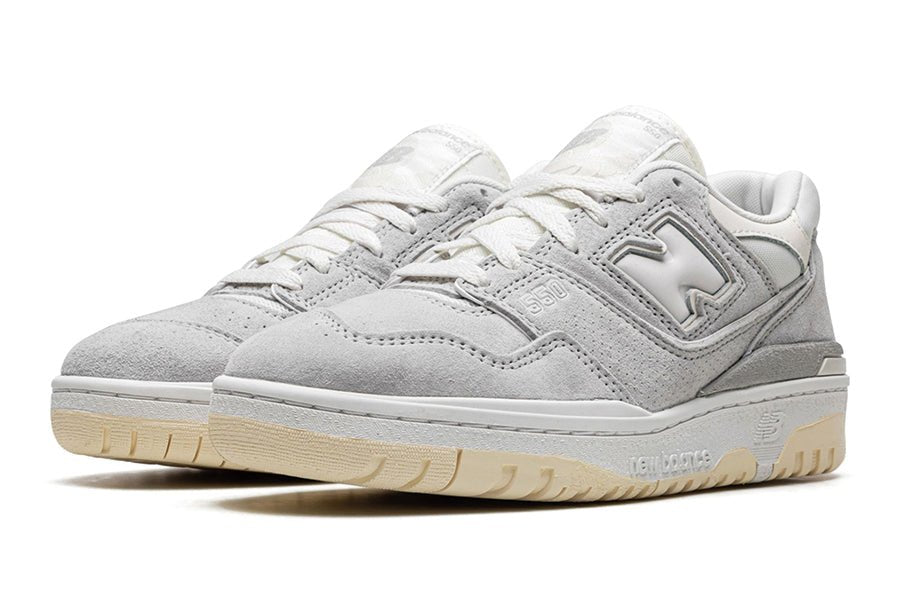 550 Grey Suede-Sneakers-Lace & Step