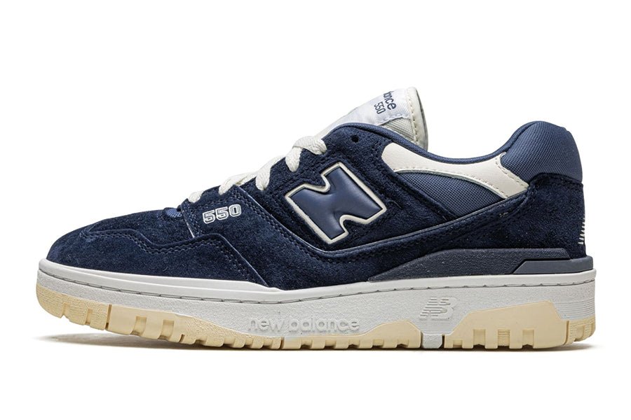 550 Natural Indigo Suede-Sneakers-Lace & Step
