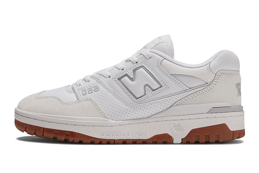 550 White Gum-Sneakers-Lace & Step