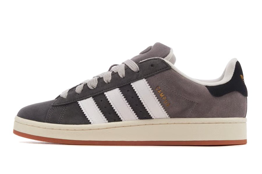 Campus 00s Dark Grey Grey Gum-Sneakers-Lace & Step