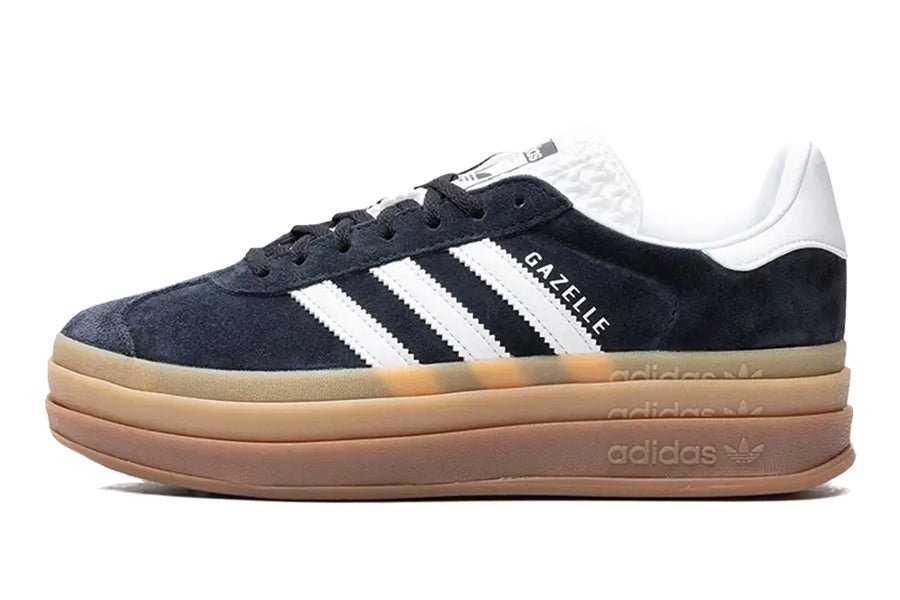 Gazelle Bold Core Black Cloud White-Sneakers-Lace & Step