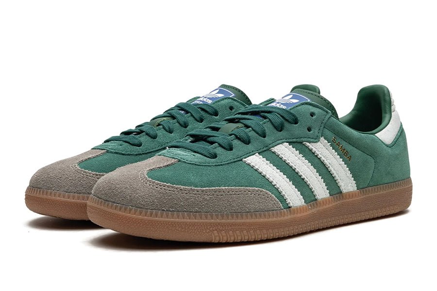 Samba Collegiate Green Gum Grey Toe-Sneakers-Lace & Step