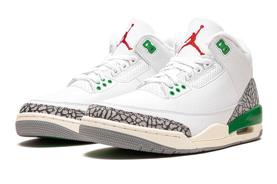 Air Jordan 3 Lucky Green-Sneakers-Lace & Step