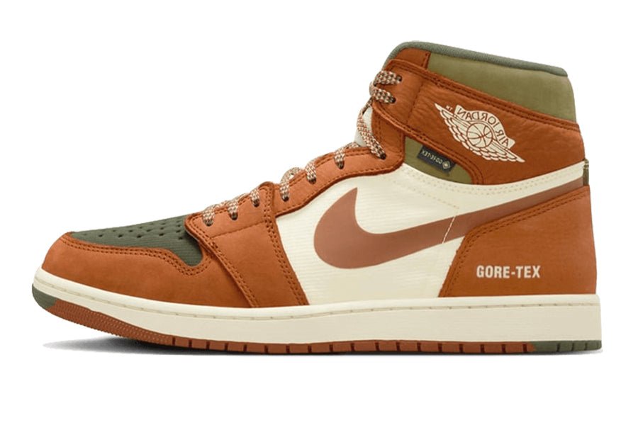 Air Jordan 1 Element Gore-Tex Tan Olive-Sneakers-Lace & Step