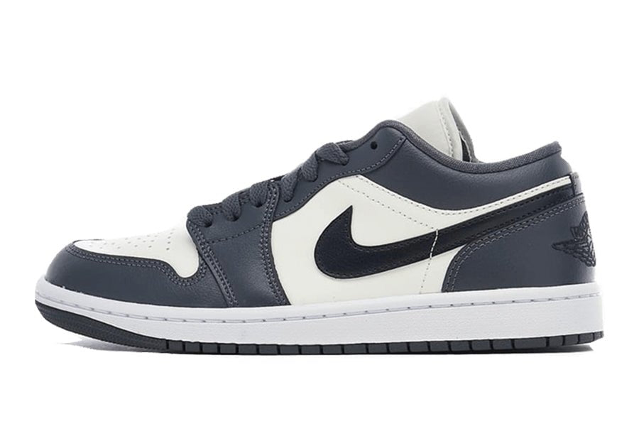 Air Jordan 1 Low Dark Grey-Sneakers-Lace & Step