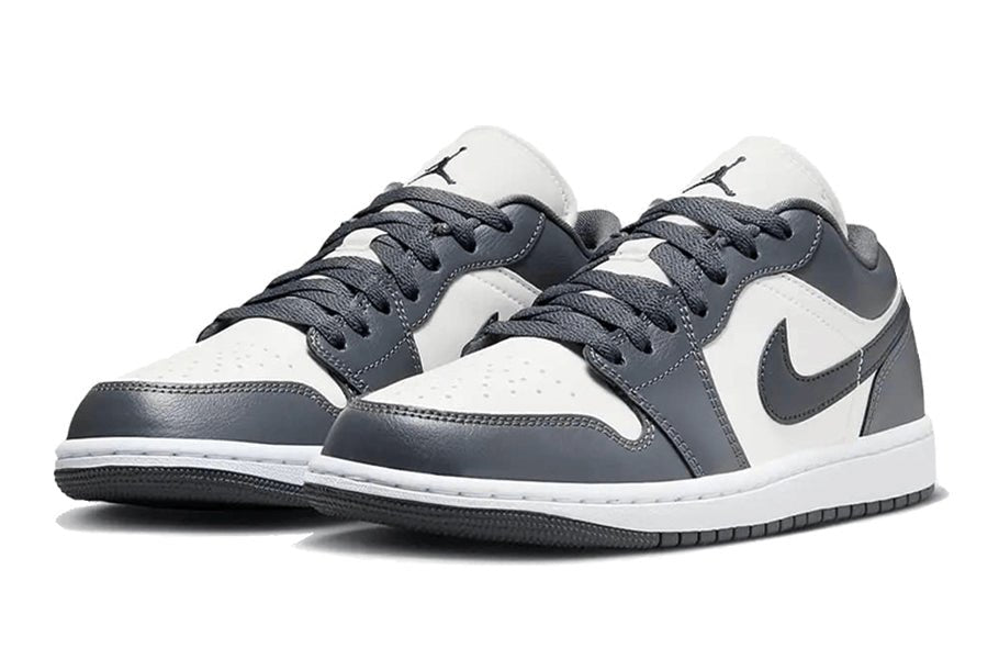 Air Jordan 1 Low Dark Grey-Sneakers-Lace & Step