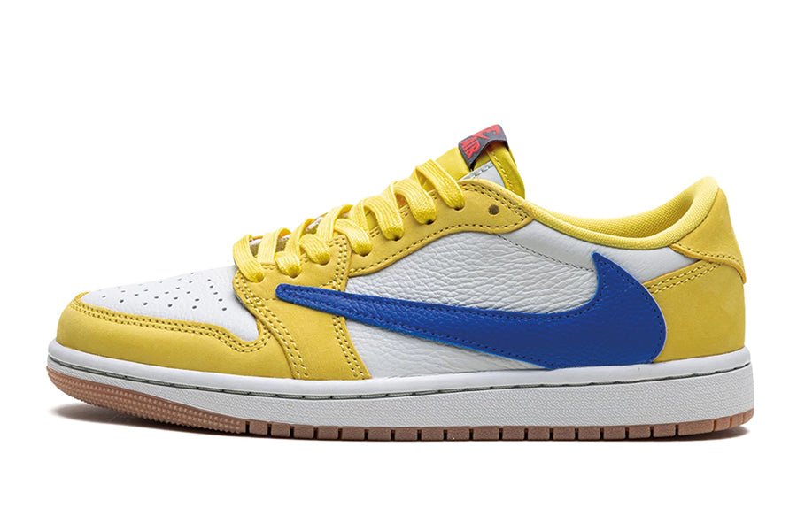 Air Jordan 1 Low Travis Scott Canary-Sneakers-Lace & Step