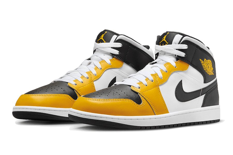 Air Jordan 1 Mid Yellow Ochre-Sneakers-Lace & Step