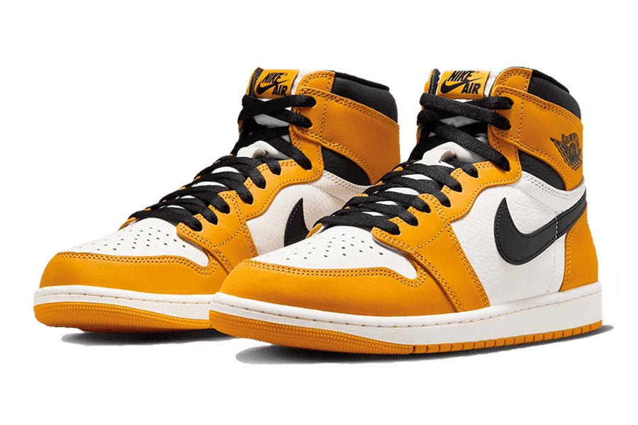 Air Jordan 1 High Yellow Ochre-Sneakers-Lace & Step