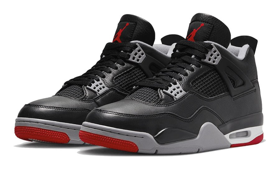 Air Jordan 4 Bred Reimagined-Sneakers-Lace & Step