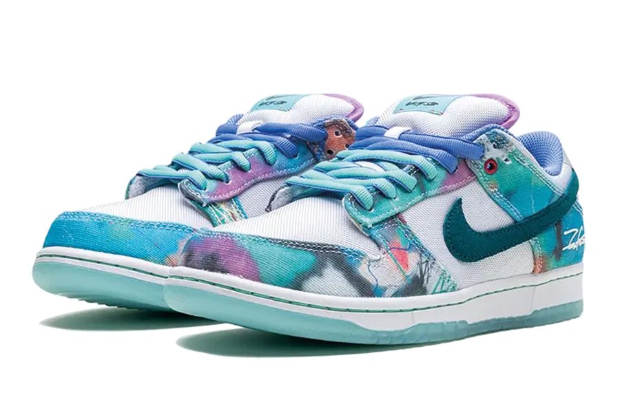 Dunk SB Low Futura Laboratories Bleached Aqua-Sneakers-Lace & Step